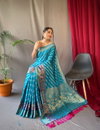  LC 14 Laabh Gold Zari Pure Silk Sarees Wholesale Shop In Surat